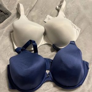 2 regular bras